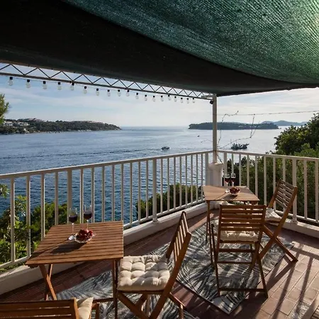 Diamond Sea - With Private Parking And A Big Terrace Over The Sea * 杜布罗夫尼克